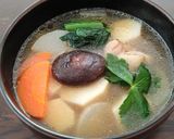 低たんぱく 減塩 減塩茅乃舎だしでお雑煮作り方6写真