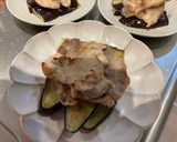 豚肉と茄子のフライパン焼き！薬味のせ♪作り方4写真