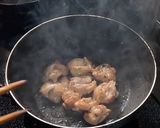 鶏とキャベツ、長芋の味噌炒め作り方2写真