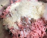 豚肉とシソの団子作り方2写真