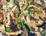 味とヘルシーにこだわった麻婆茄子作り方5写真