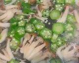 きのことオクラのあんかけ卵焼き作り方3写真