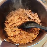 焼肉店風♪簡単☆旨辛ユッケジャンスープ作り方3写真