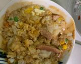 レンジ簡単クリーミーとんてき味炒飯弁当作り方12写真