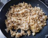 不器用餃子の具入り炒飯作り方2写真