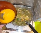 豆腐蟹かましめじの中華かき玉スープ作り方4写真