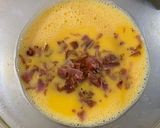 生ハムのオムレツ(バター不使用)作り方3写真