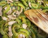ゴーヤと豚肉のマヨ炒め作り方7写真
