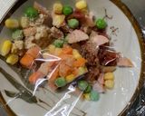 全てレンジ冷めても美味しい梅味噌炒飯弁当作り方3写真