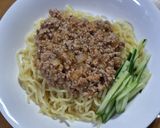 麻婆豆腐の素で簡単ジャージャー麺風作り方8写真