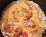 超簡単１品★枝豆トマト卵とじ作り方3写真