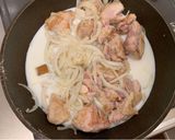 鶏もものレモンクリーム煮作り方5写真