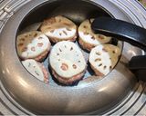 冷凍レンコンで簡単！シャキうま蓮根の挟み焼き作り方7写真