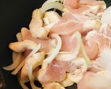 ササッと炒め●鶏肉と玉ねぎのあまから炒め作り方1写真