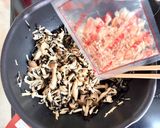 ヘルシー♬きのこたっぷりささみとひじき煮作り方5写真