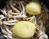 おでんリメイク炊き込みご飯！鶏手羽元入作り方4写真