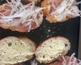 焼豚と玉ねぎのバケットサンド作り方5写真