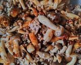 しめじたっぷり腸活ジャージャー麺作り方3写真