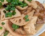 鶏のササミとれんこん煮作り方7写真