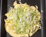 キャベツたっぷり　東西折衷お好み焼き作り方4写真