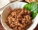 レンジで簡単！お弁当にも！万能肉味噌作り方4写真