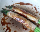 アスパラガスの豚巻き照り焼き作り方7写真