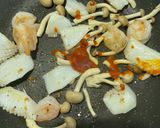 イカと海老のエスニック風炒め作り方2写真