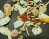 イカと海老のエスニック風炒め作り方2写真