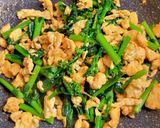菜の花と卵炒め🍳作り方5写真