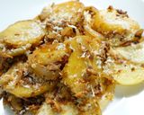 いわしトマト缶でポテトのパン粉チーズ焼き作り方7写真