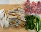 牛肉とちくわ・ネギ・ピーマンの甘辛炒め作り方1写真