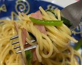小松菜とベーコンの香味パスタ♪作り方4写真