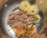 お弁当の隙間埋めにも⭐︎梅わさびサラスパ作り方3写真