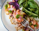 カレーチキンソテーごまサルサソース作り方7写真
