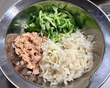 食感良し♪切干し大根ときゅうりツナのポン酢和え作り方3写真