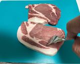 少ない油で分厚いトンカツ揚げてみました🐷作り方1写真