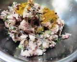 鶏豚ミンチの椎茸つくね作り方2写真