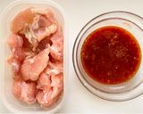 ごはん泥棒♡鶏肉のケチャップソース作り方1写真