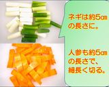 【減塩】豚しゃぶの味噌ソース作り方1写真