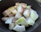 無水で作る！旨味凝縮♡冬瓜とひき肉の煮物作り方5写真