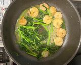 【10分】春菊エビたくあんの和風パスタ作り方9写真