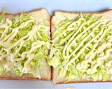 キャベツとチーズのトースト🍞作り方2写真