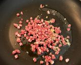 ワンパン&卵なしで！カルボナーラ風パスタ作り方3写真