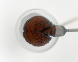 二層の生チョコチーズケーキ作り方13写真