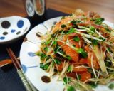 ＊サーモンとかいわれの中華風サラダ＊作り方4写真