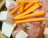 あっさり鍋●鶏肉の2玉うどん鍋作り方1写真