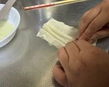 ウズベキスタン♡春巻の皮で蒸し餃子ハスブ作り方7写真