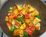 ミニ三角の厚揚げとパプリカの甜麺醤炒め作り方5写真
