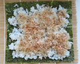 千葉県伝統の白米の海苔巻き☆しらす丼風作り方6写真