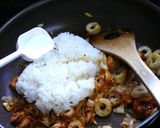 お昼ご飯にちょうど良いちくわのキムチ炒飯作り方3写真